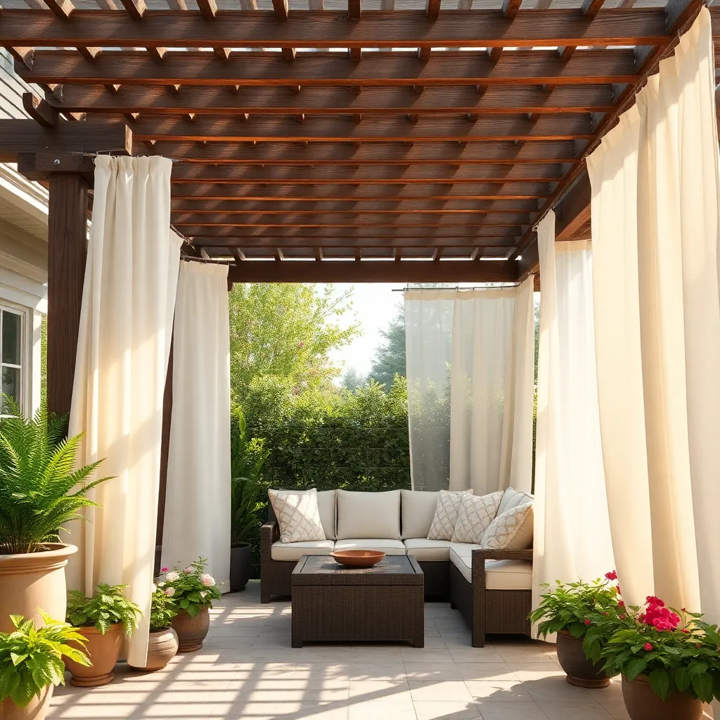 Hang Outdoor Privacy Curtains