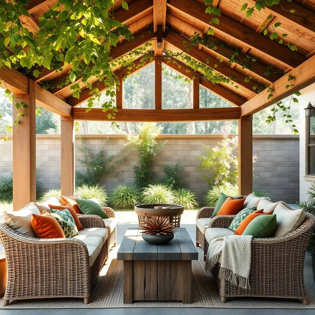 Add Plush, Weather-Resistant Seating