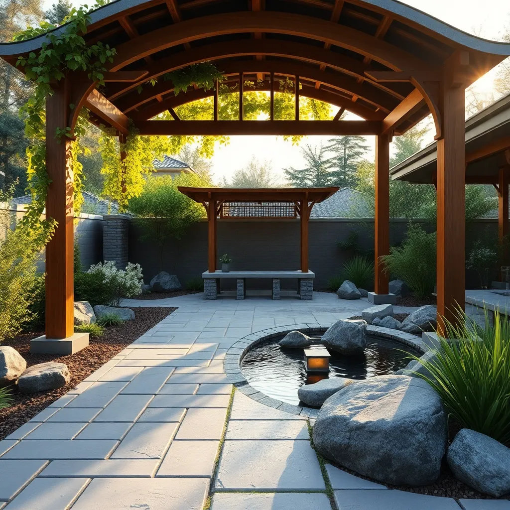 Zen Garden Retreat (Natural Stone & Water Features)