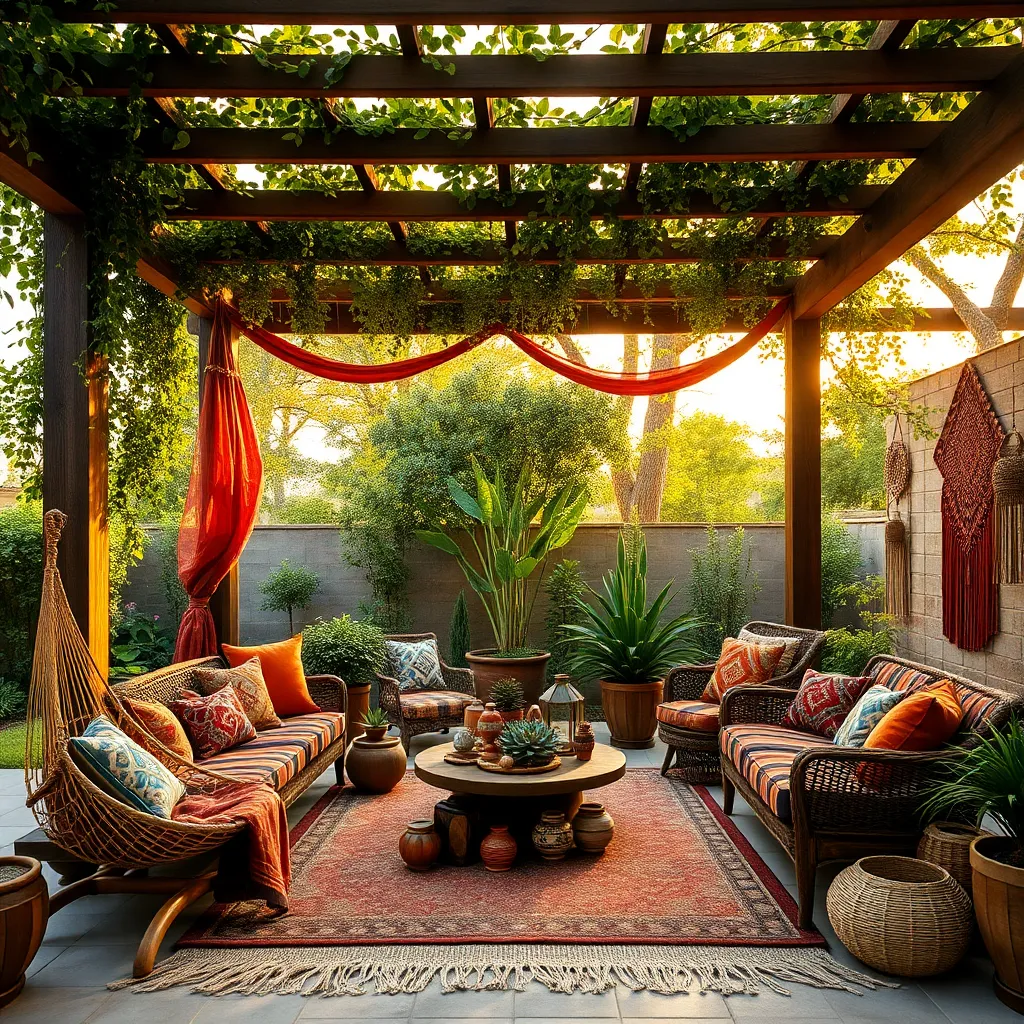 Bohemian Haven (Colorful Fabrics & Macramé Decor)
