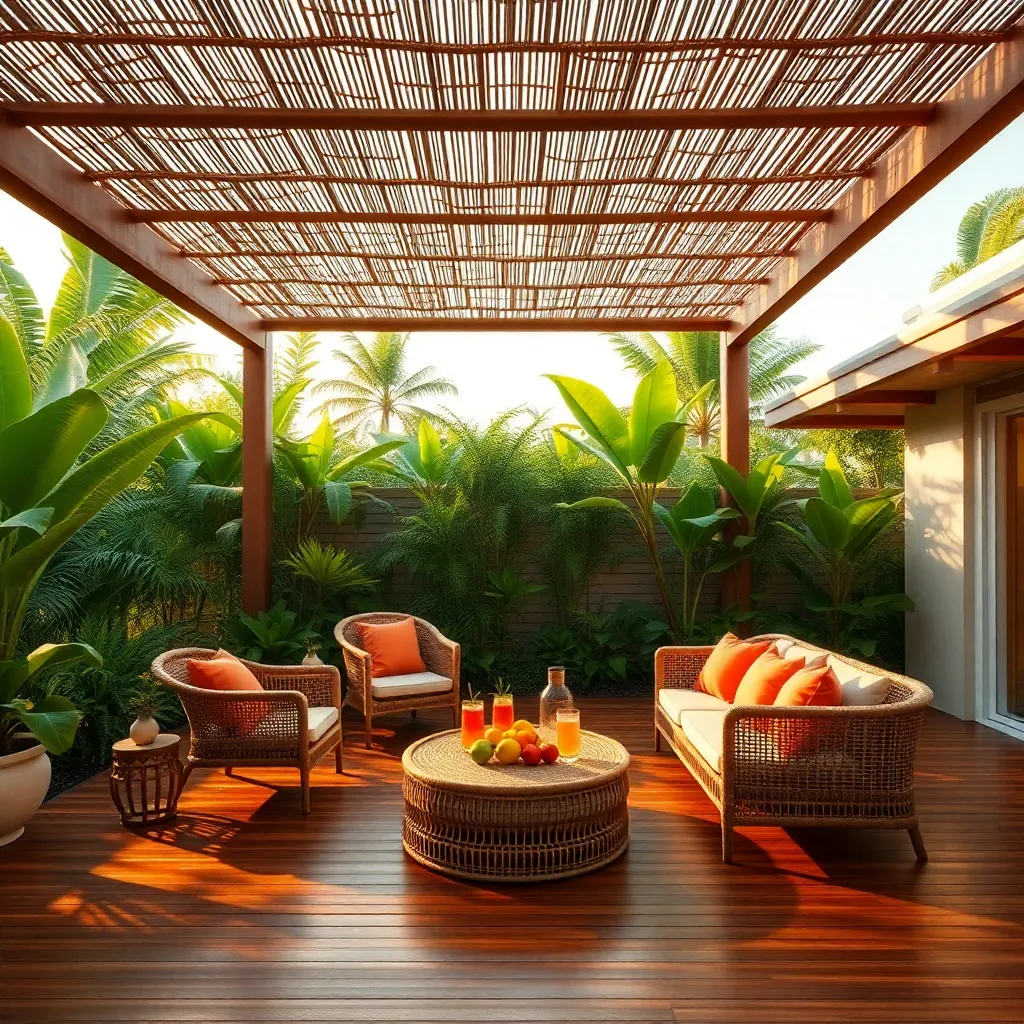 Tropical Oasis (Bamboo & Lush Greenery)