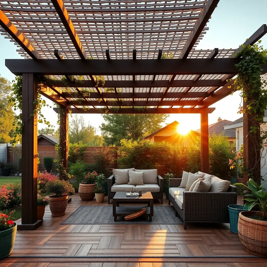 Eco-Friendly Pergola (Recycled Plastic)