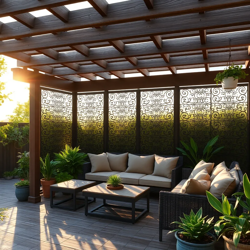 Incorporate Decorative Metal Panels