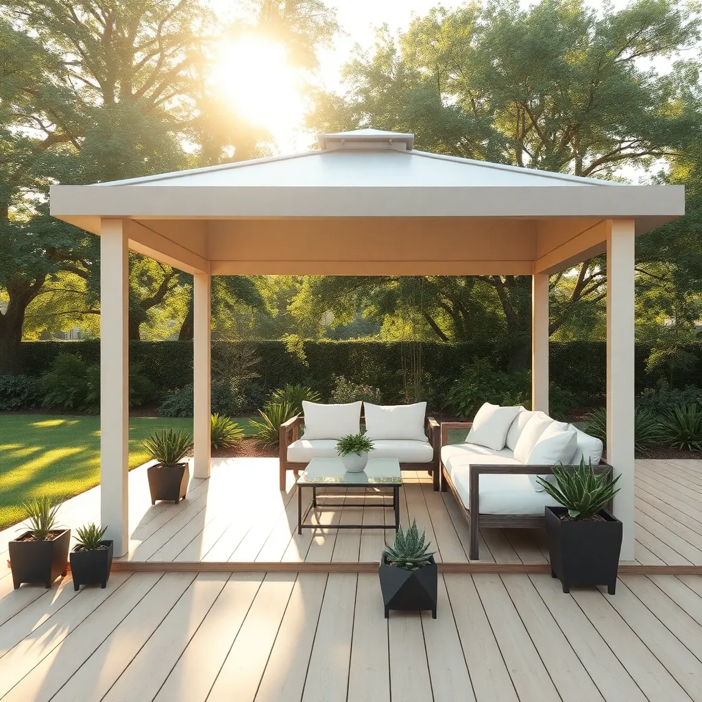 Modern Minimalist Gazebo Design Ideas