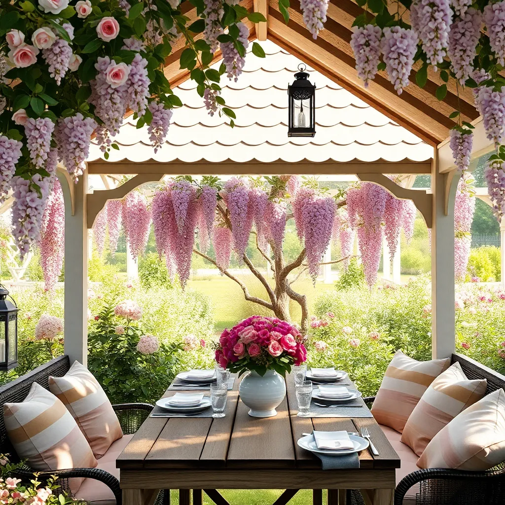 Springtime Gazebo Décor Ideas