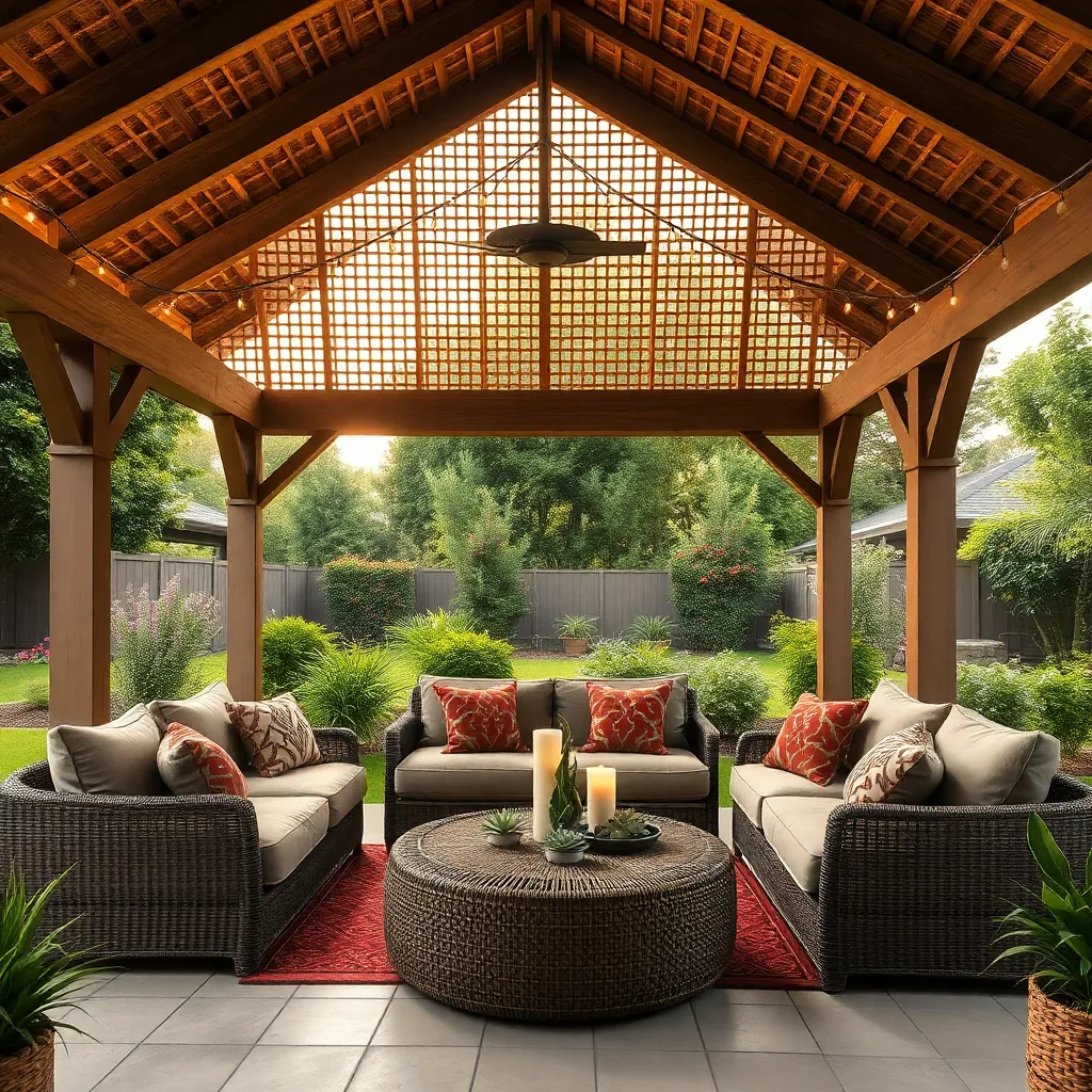 Utilize Plush Outdoor Seating Arrangements
