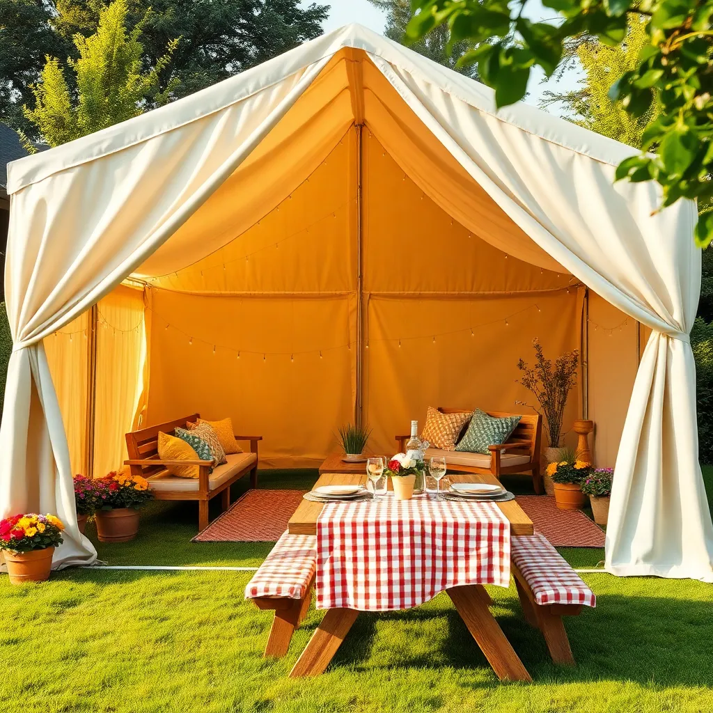 Traditional Tents for Backyard Fun
