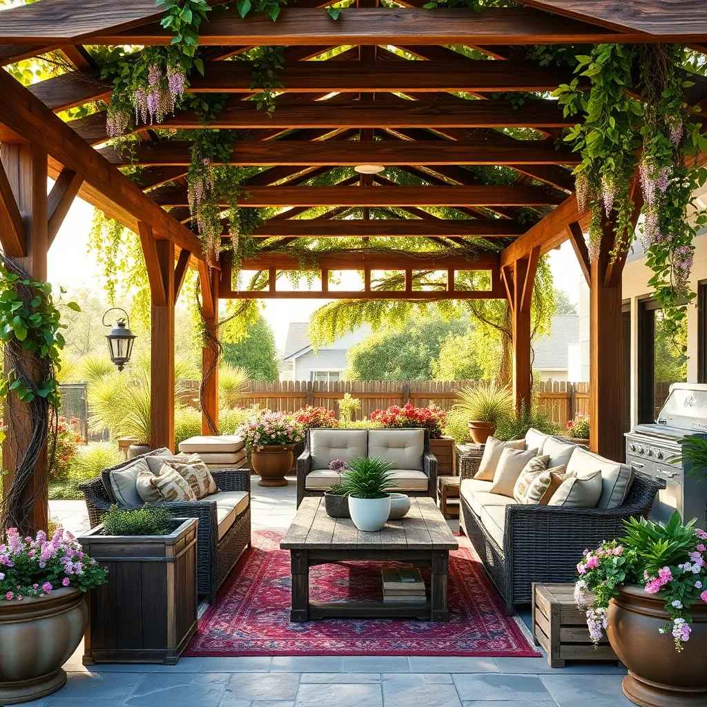 Incorporate Climbing Plants for Shade