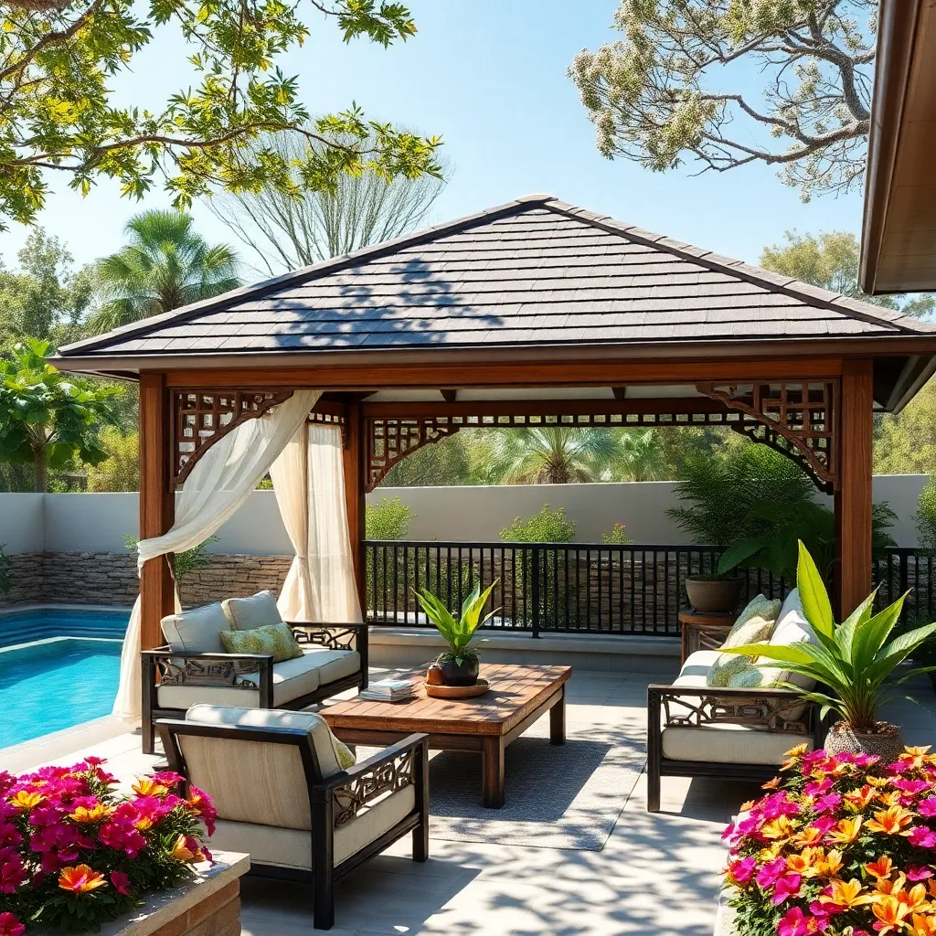 Integrating Gazebos with Pool Aesthetics