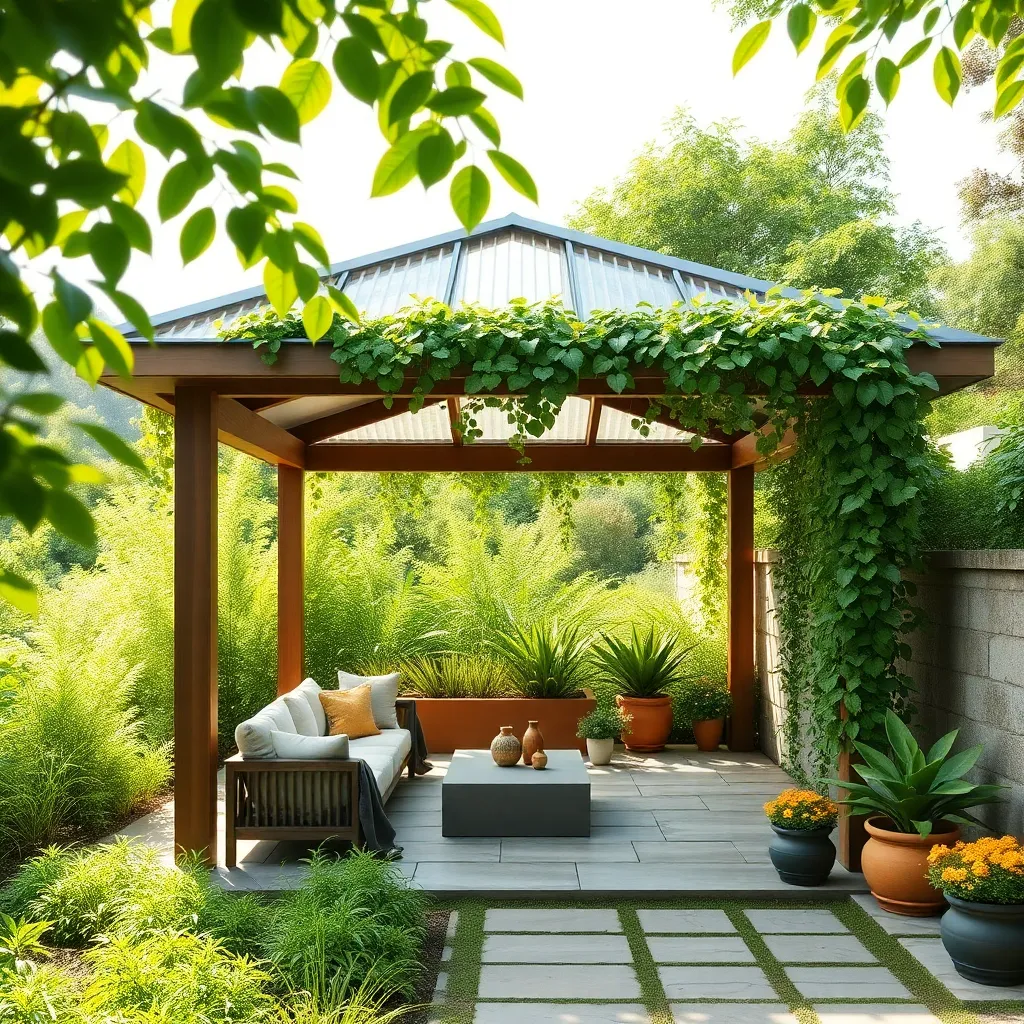 Integrate Vertical Greenery for Privacy