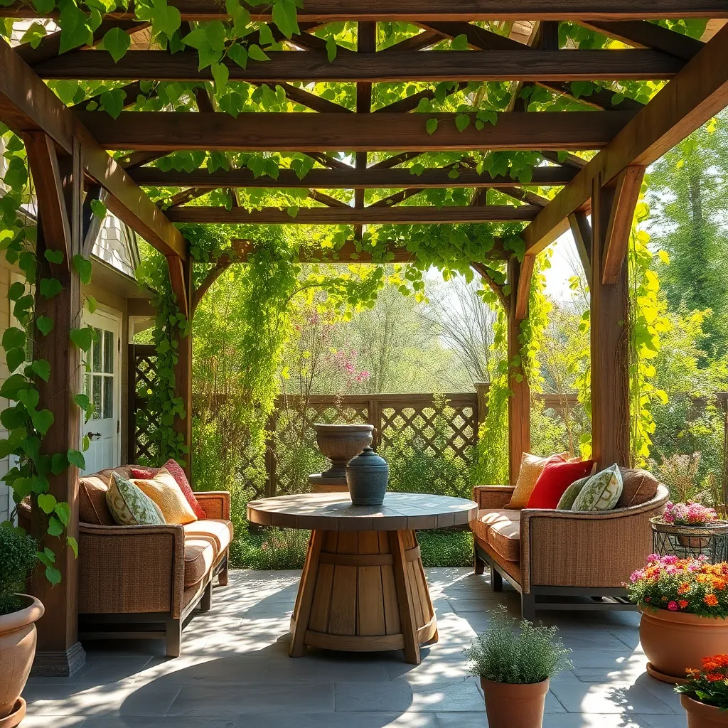 Add Climbing Vines for Shade